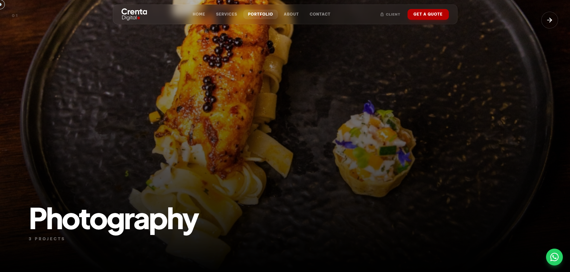 Crenta Digital - Creative Studio Website