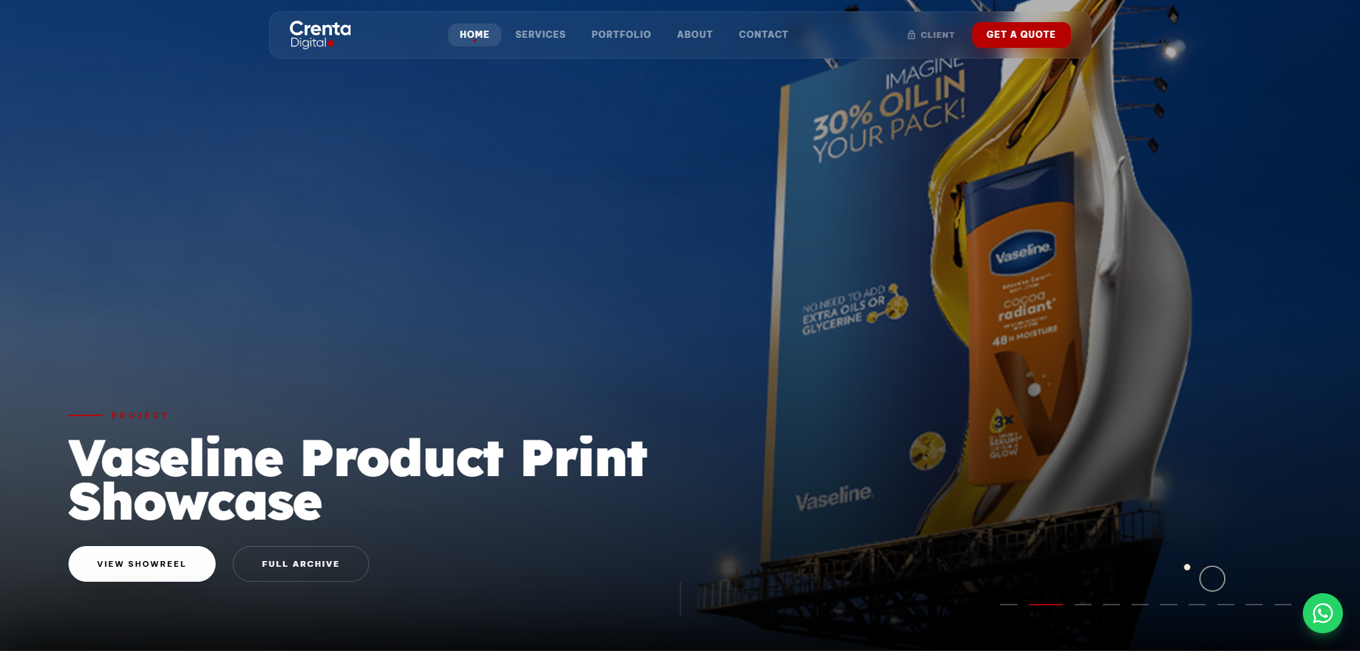 Crenta Digital - Creative Studio Website